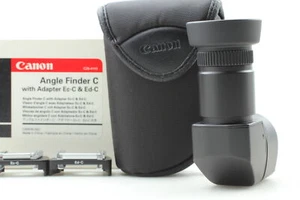 【 MINT in Box 】 Canon Angle Finder C w/ Ed-C Ec-C 2 Adapters For EOS From JAPAN - Picture 1 of 9