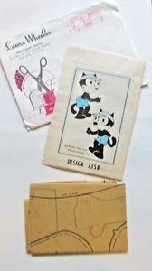 Vintage Laura Wheeler Inky & Dinky Cat Dolls Mail Order Uncut Pattern - 12" - Picture 1 of 3