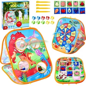 Kinder Wurfspiel, Sitzsack, Cornhole, Spielzeug, 3-in-1, Garten, Geburtstag - Bild 1 von 10