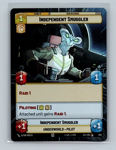 Star Wars Unlimited - Independent Smuggler - (Hyperspace Foil) (JTL) 945 - Picture 1 of 2