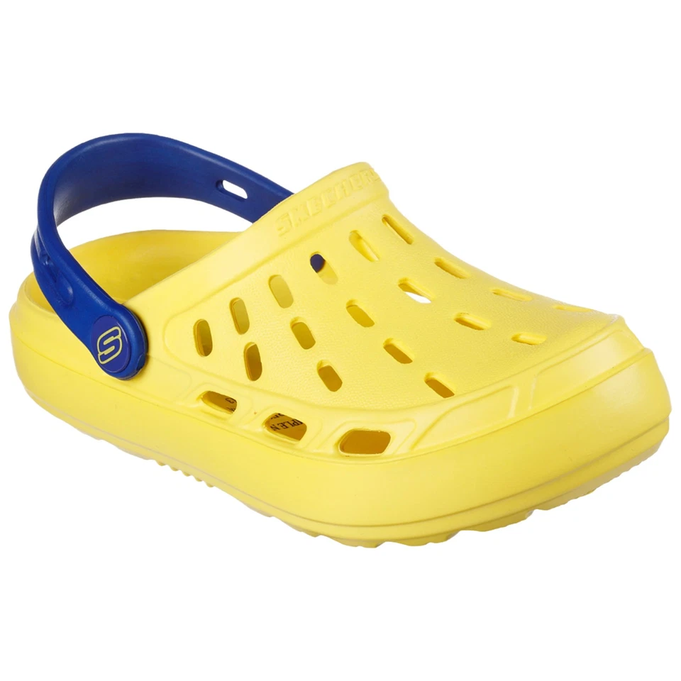 Skechers Junior Foamies Swifters Clogs Kids Slip-On Walking Sandals Slides - Imagem 1 de 1