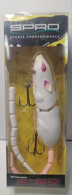 SPRO BILL SIEMANTEL BBZ-1 RAT 50 CEBO PARA CAMINAR Y DESPERTAR COLOR: BLANCO  Foto 1 de 4