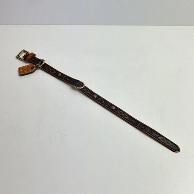 Подлинный Louis Vuitton Baxter PM монограмма воротник домашних животных расходные материалы SL0092 сделано во Флоренции - Изображение 1 из 4