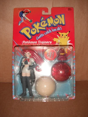 Jesse & #23 Ekans Pokemon Entrenadores con Pokemon, Poke Ball y Disco de Batalla Foto 1 de 2