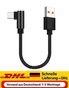 0,5m - 8m Typ C USB-C USB 90° Winkelkabel schnell Ladekabel für Samsung Huawei - Bild 1 von 17