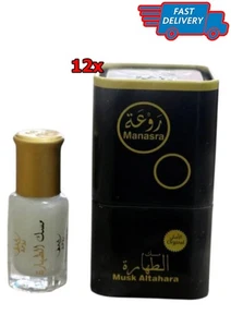 12x Musk Al Tahara Rawaa White Musk Oil High Quality Thick Perfume Oil - Picture 1 of 1