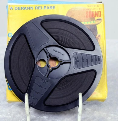 GEORGE FORMBY UKELELE MAN C1940 SUPER 8 B/W SOUND 200FT CINE 8MM FILM DERANN - Image 1 of 4