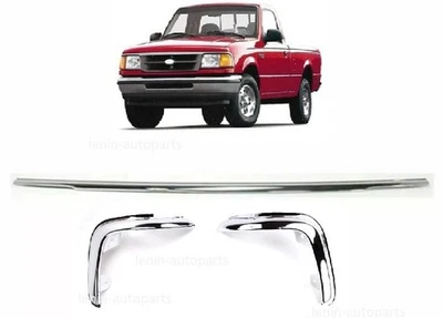 Grille Molding Grille Extension For 1993-1997 Ford Ranger Chrome Plastic Foto 1 de 4