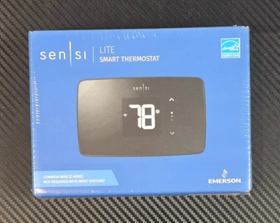 Emerson Sensi Lite Smart Thermostat ST25U Wi-F Smart Programmable *C-Wire Not Re - Image 1 of 4