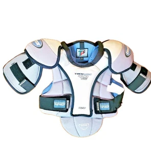 Itech Hockey Shoulder Pads Flex Chest Junior Large L Tech Lite 440 THG 3 Spinal  - Picture 1 of 8