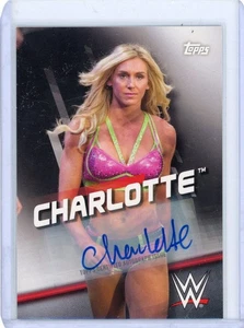 CHARLOTTE FLAIR 2016 TOPPS WWE WRESTLING #19 Autograph AUTO CARD 62/99 - Picture 1 of 2