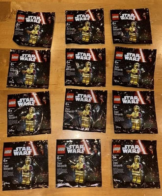 Sealed LEGO Star Wars C-3PO Red Arm Polybag 5002948 (12 Pack) - Image 1 of 3
