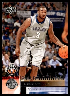 2009-10 Upper Deck Star Rookies Parallel DaJuan Summers Rookie Detroit Pistons - Image 1 of 2