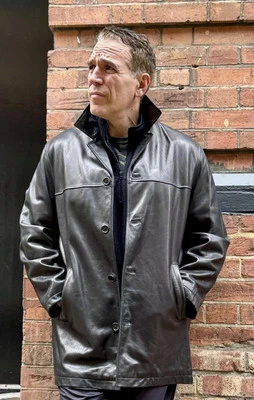 Black Leather Jacket Vintage - Image 1 of 4