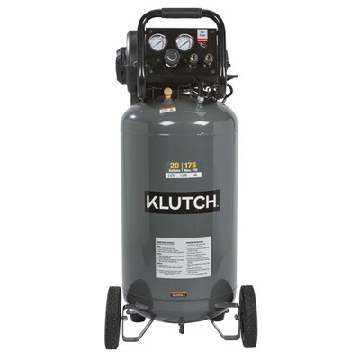 Compresor de aire Klutch de 20 galones, 2 HP, 120 voltios, 175 PSI Foto 1 de 4