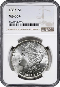 1887 Morgan Dollar MS-66+ NGC VIDEO - Picture 1 of 6