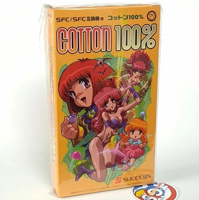 COTTON 100% Super Famicom Japan Game Nintendo SFC NEW Shmup ColumbusCircle 2023 - Image 1 of 4