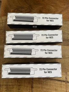 Repair Box -4x  72 Pin Connector Replacement Nintendo NES Console System - New - Picture 1 of 2