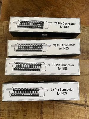 Repair Box -4x  72 Pin Connector Replacement Nintendo NES Console System - New - Image 1 of 2