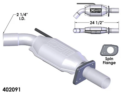 Catalytic Converter for 1989-1992 Chevrolet Camaro 5.0L V8 GAS OHV - Image 1 of 2