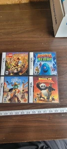 Nintendo DS Game Lot Indiana Jones,  Monsters Vs Aliens, Rango, Kung Fu Panda  - Picture 1 of 16