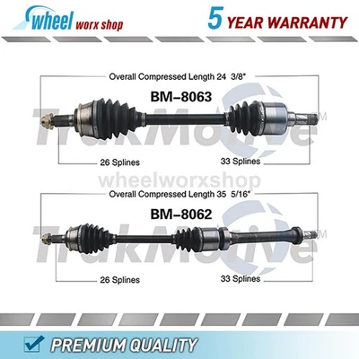 Eje delantero CV para Mini Cooper 1,6 L manual 2007-2010 2011 2012 2013 2014 Foto 1 de 3