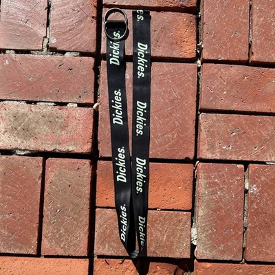 Cinturón de tela de nailon con logotipo Dickies de 1,5". Negro, Verde Talla: S/M - Usado Foto 1 de 2