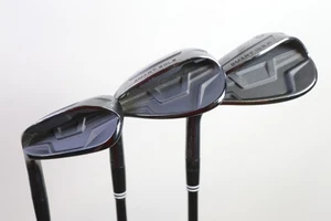 LEFTY Cleveland Smart Sole 4.0 Black Satin 42*, 50*, 58* Wedge Set Stiff - Picture 1 of 8