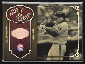 Jose Vidro 2005 Donruss Timber and Threads Bat #TT-22 Montreal Expos - Picture 1 of 2