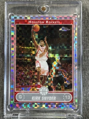 2006-07 Topps Chrome XFRACTOR/10 Kirk Snyder 🔥¡RARO!🔥 Foto 1 de 4