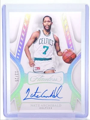 NATE ARCHIBALD 2024-25 IMPECABLE AUTÓGRAFO BALONCESTO CELTICS AUTOMÁTICO/25 Q5876 Foto 1 de 2