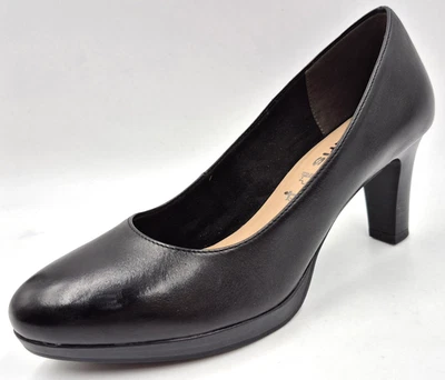 Tamaris 22410-41-001 Schwarz Gr. 41 Damen Leder Pumps UVP:59,90€ (4044) - Bild 1 von 4