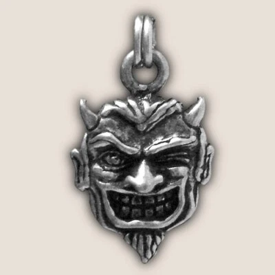 Jaqueta de couro DEVIL HEAD ZIPPER PULL motociclista colete harley motocicleta mochila corte - Imagem 1 de 3