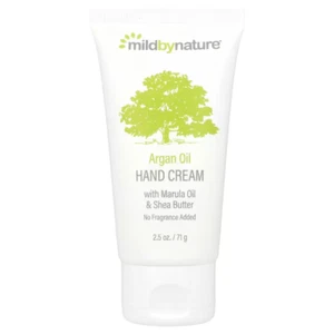 Crema de manos Mild By Nature, aceite de argán con aceite de marula y aceite de coco 2,5 oz (71 g) - Imagen 1 de 2