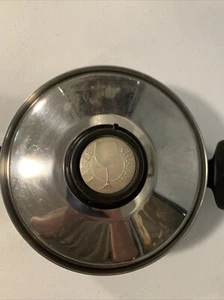 "Mesa Charm utensilios de cocina de acero inoxidable 9"" sartén olla multinúcleo con tapa EE. UU. - Imagen 1 de 7