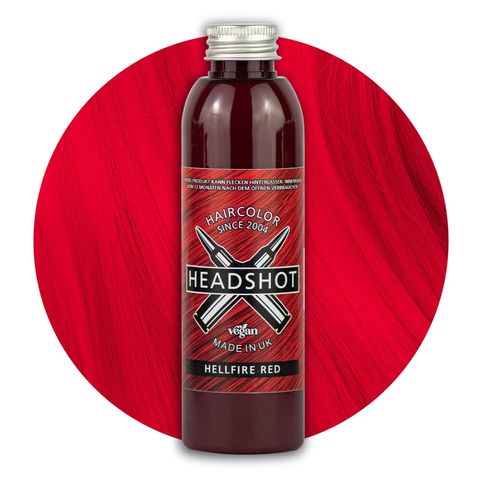 Headshot Hellfire Red semipermanente Haarfarbe Tönung rot - Bild 1 von 1