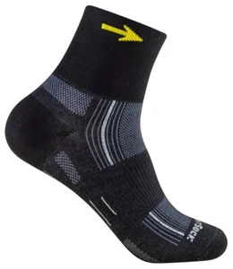 WrightSock Laufsocke, Wandersocke -anti-blasen- schwarz - Jakobsweg Pfeilsocke
