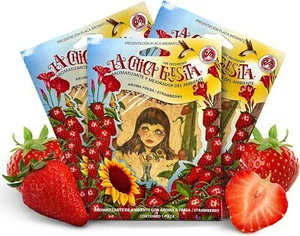 La Chica Fresita Auto Lufterfrischer Original Plakette Erdbeere (3-5-10er Pack) - Bild 1 von 7