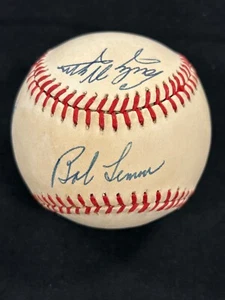 Bob Lemon Early Wynn Bob Feller Indians HOFers Signed Auto Baseball BAS COA 164 - Picture 1 of 5