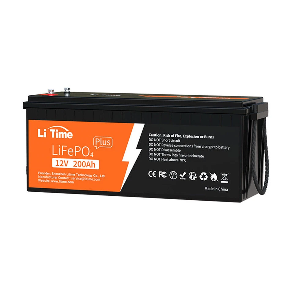 LiTime LiFePO4 Lithium Battery 12V 200Ah
