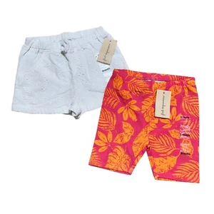 First Impressions NWT Baby Girl Size 24 Month Shorts - White Eyelet & Pink Biker - Picture 1 of 5