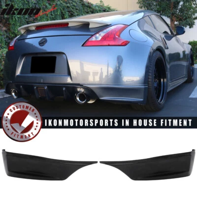 Fits 09-20 Nissan 370Z SS Style Rear Aprons Spat Rear Bumper Lip - PU - Image 1 of 4