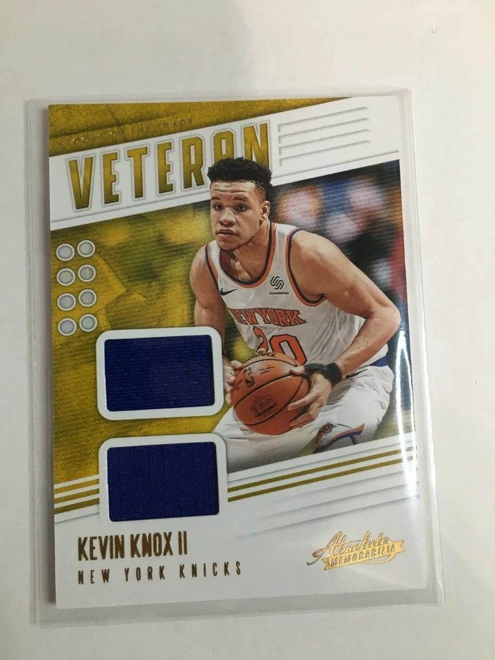 F68090 2019-20 Absolute Memorabilia Veteran Tools of the Trade Kevin Knox Knicks - Image 1 of 1