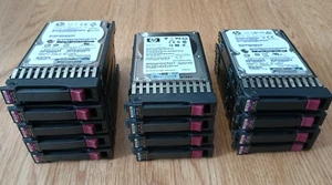 Job Lot of 13 x HP Server SAS Hard Drives - 500GB 600GB 900GB 2.5 SFF G5 G6 G7 - Photo 1/1