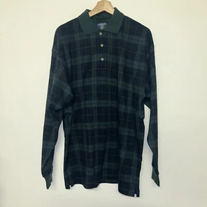 Vintage 1990’s Salmon River Traders Long Sleeve Polo Shirt, Deadstock NWT, SizeM - Picture 1 of 2