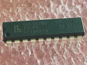 LATTICE GAL16V8D-25LPN GAL16V8 RE-PROGRAMMABLE CPLD IC, DIP-20 PACKAGE, QTY 5 - Picture 1 of 6