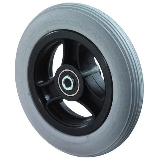 REINHOLD KNOCHENMUß GMBH Einbaurad 125 mm PU-Rad mit Kunststoff-Felge pannensicher