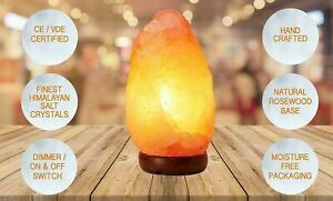 HIMALAYAN SALT LAMP CRYSTAL PINK ROCK SALT LAMP NATURAL HEALING 100% GENUINE