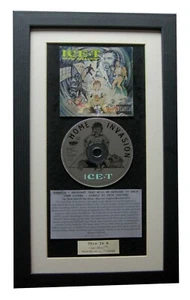 ICE-T Home Invasion CLASSIC CD ALBUM GALLERY QUALITY FRAMED+EXPRESS GLOBAL SHIP - Picture 1 of 8