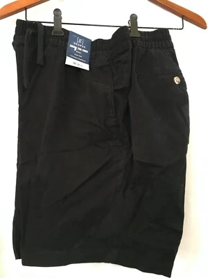 "Nuevos pantalones cortos George para hombre tejidos súper suaves por encima de la rodilla 9"" negros a elegir" Foto 1 de 4
